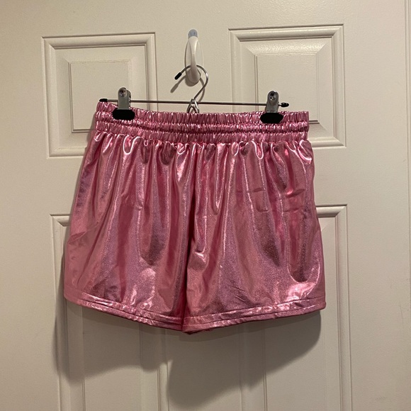 Metallic Pink Shorts - Picture 5 of 6